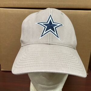 Dallas Cowboys NFL Team Apparel Adult One Size Adjustable Gray Baseball Hat Cap